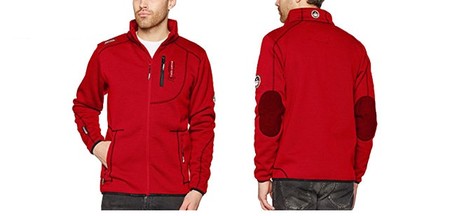 Desde 22,82 euros puedes hacerte con esta chaqueta Geographical Norway Tabloid en rojo gracias a Amazon