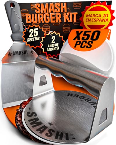 SMASHI® Smash Burger Kit Profesional 4 Piezas