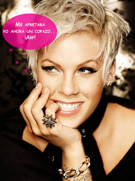 Pink ha sustituido el whisky... ¡por bailar en bolingas con su peque!