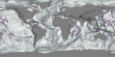 Toque para visualizar o modelo 3D do fundo do oceano da NASA. Via: NASA/JPL