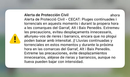 Alerta de emergencia real por inundaciones