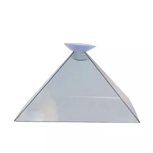 2 PC 3D プロジェクタービデオピラミッドホログラムディスプレイビデオプロジェクターユニバーサルサポート耐久性のあるミニポータブルプロジェクター携帯電話用