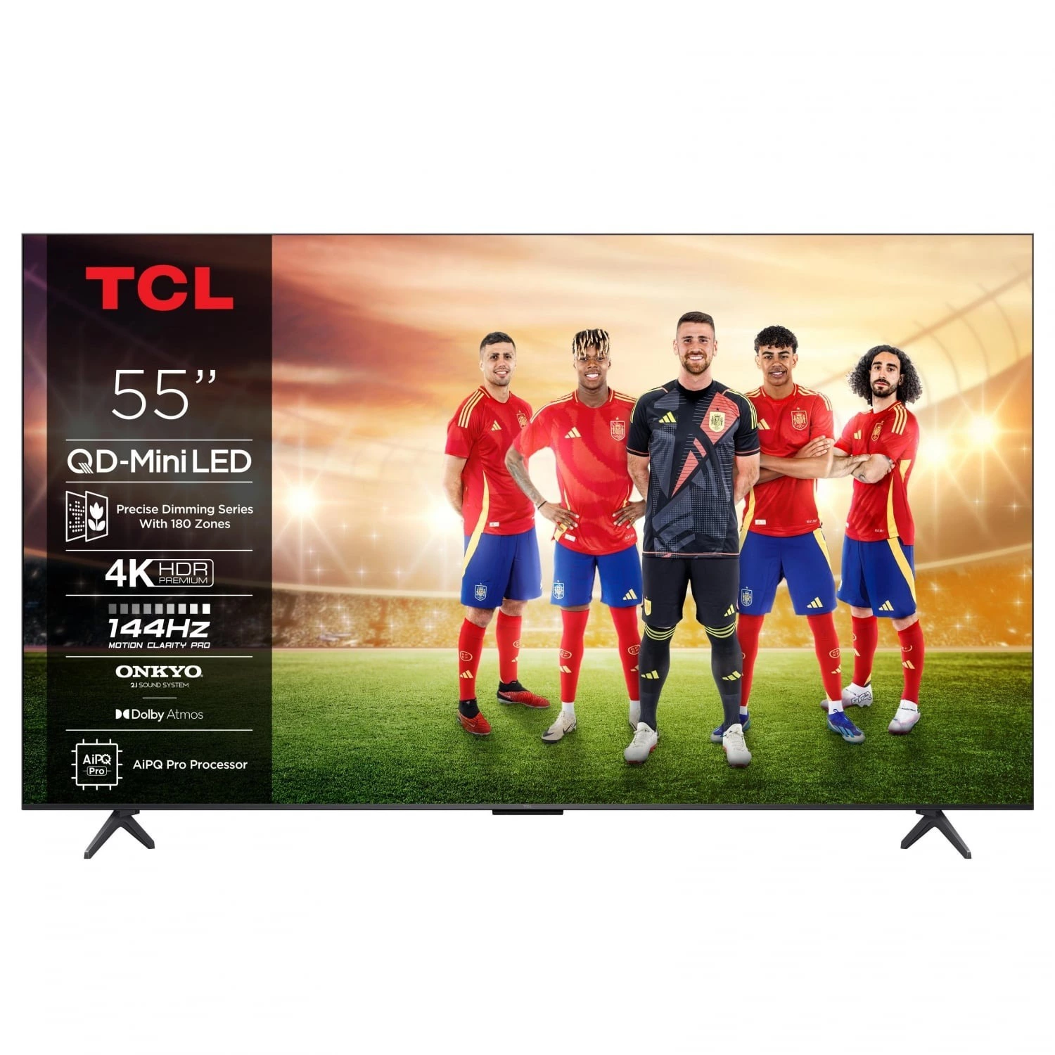 Smart TV MiniLED 55" (139,7 cm) TCL 55C61KX7, 4K UHD, 144 Hz, Procesador AiPQ Pro, Quantum Dot