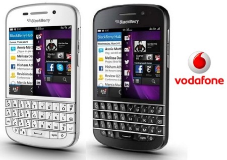 Todos los precios de Blackberry Q10 con Vodafone