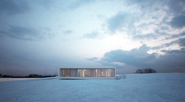 Casas que inspiran: minimalismo en la nieve 