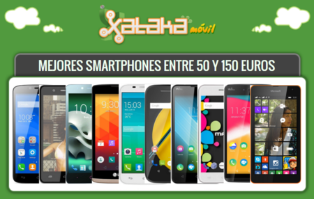 Los mejores smartphones entre 50 y 150 euros libres o con pago a plazos en operadoras