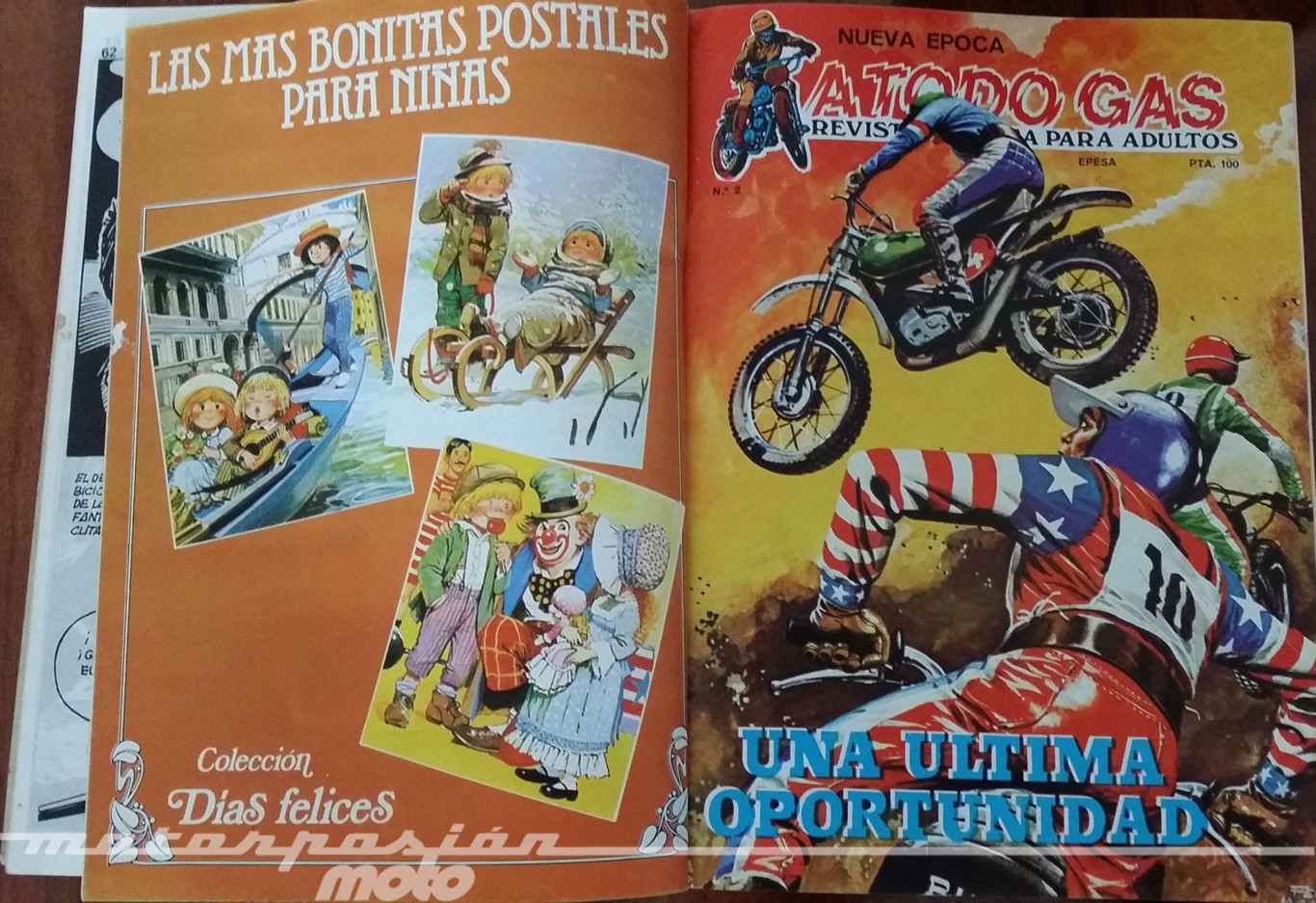 Especial comics y motos: A Todo Gas de Editorial Epesa