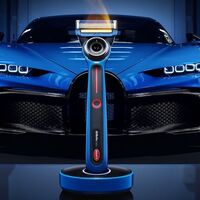 ¡Adiós barba! Bugatti y Gillette presentan una rasuradora inspirada en el Chiron Pur Sport