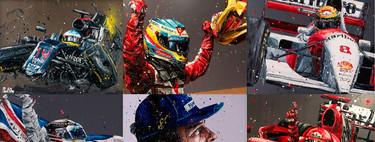 Los impresionantes retratos de los protagonistas de la Fórmula 1, por cortesía del pincel de Paul Oz