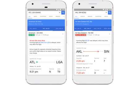Google predecirá cuándo se retrasará tu próximo vuelo y te avisará antes que la aerolínea