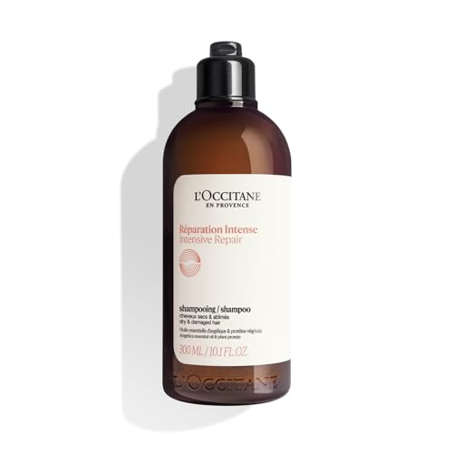 L'OCCITANE - Champú Reparación intensa - 300 ml - Cabellos secos y dañados - Fabricado en Francia