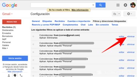 Cómo bloquear la dirección de correo electrónico en Gmail 