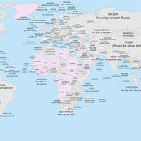 Un mapa con todos los eslóganes turísticos del mundo: horas de diversión garantizada 