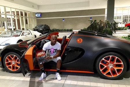 Algo no suena bien cuando Floyd Mayweather pone en venta sus dos Bugatti Veyron