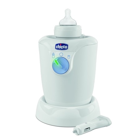 Ideal para quienes hagan largos viajes con bebés: calientabiberones Chicco de casa y viaje por 20,69 euros en Amazon