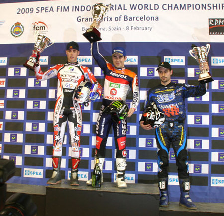 Podio del Trial Indoor Barcelona 2009