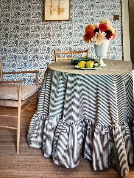 manteles con sábanas viejas