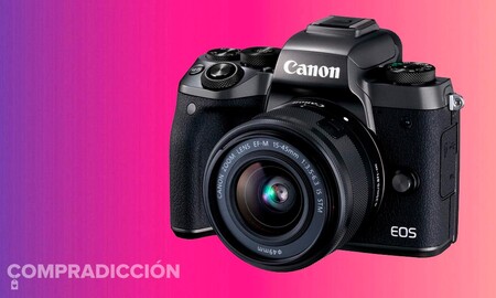 No te vayas de vacaciones sin cámara: estrena una sin espejo como la Canon EOS M5 con objetivo 15-45 por sólo 465 euros en Amazon