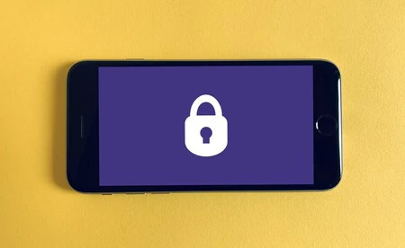 保護されたiPhone