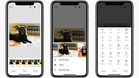 Snapseed de Google ya es compatible con la pantalla del iPhone X