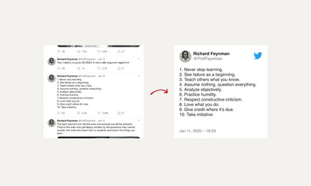 Esta web te ayudará a compartir capturas de tus tweets en Instagram "como un profesional"