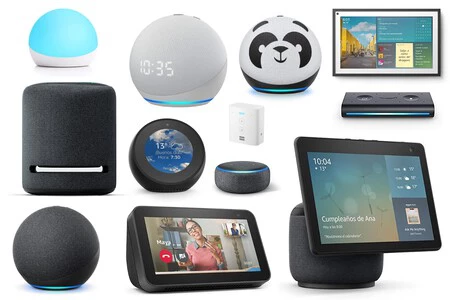 Echoファミリーの現在のデバイスの一部。