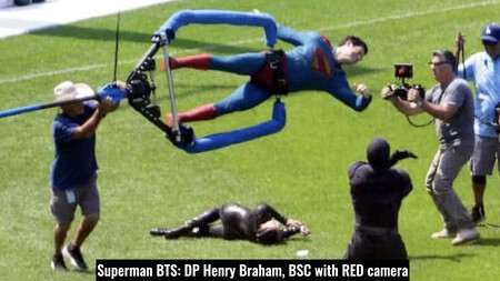 Behind The Scenes Superman Henry Braham 2