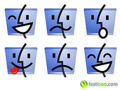 Emoticonos gratuitos del Finder