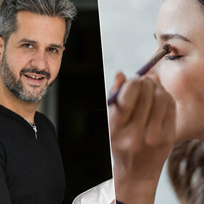 Goyo Acevedo, maquillador: "En ojos pequeños y marrones, aplica el tono de sombra desde la mitad del ojo hacia el exterior, y utiliza colores claros desde la pupila hacia el lagrimal para agrandar la mirada"