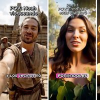 Al fin tenemos los vídeos de Noé construyendo su arca, Jesucristo multiplicando peces y Eva siendo tentada. Gracias a la IA, claro 