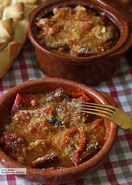 Peperonata alla leccese. Receta