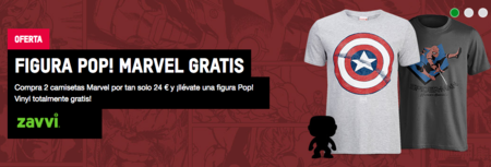 Oferta Flash: 2 camisetas Marvel por 24 euros y, de regalo, una figura Pop! Vinyl