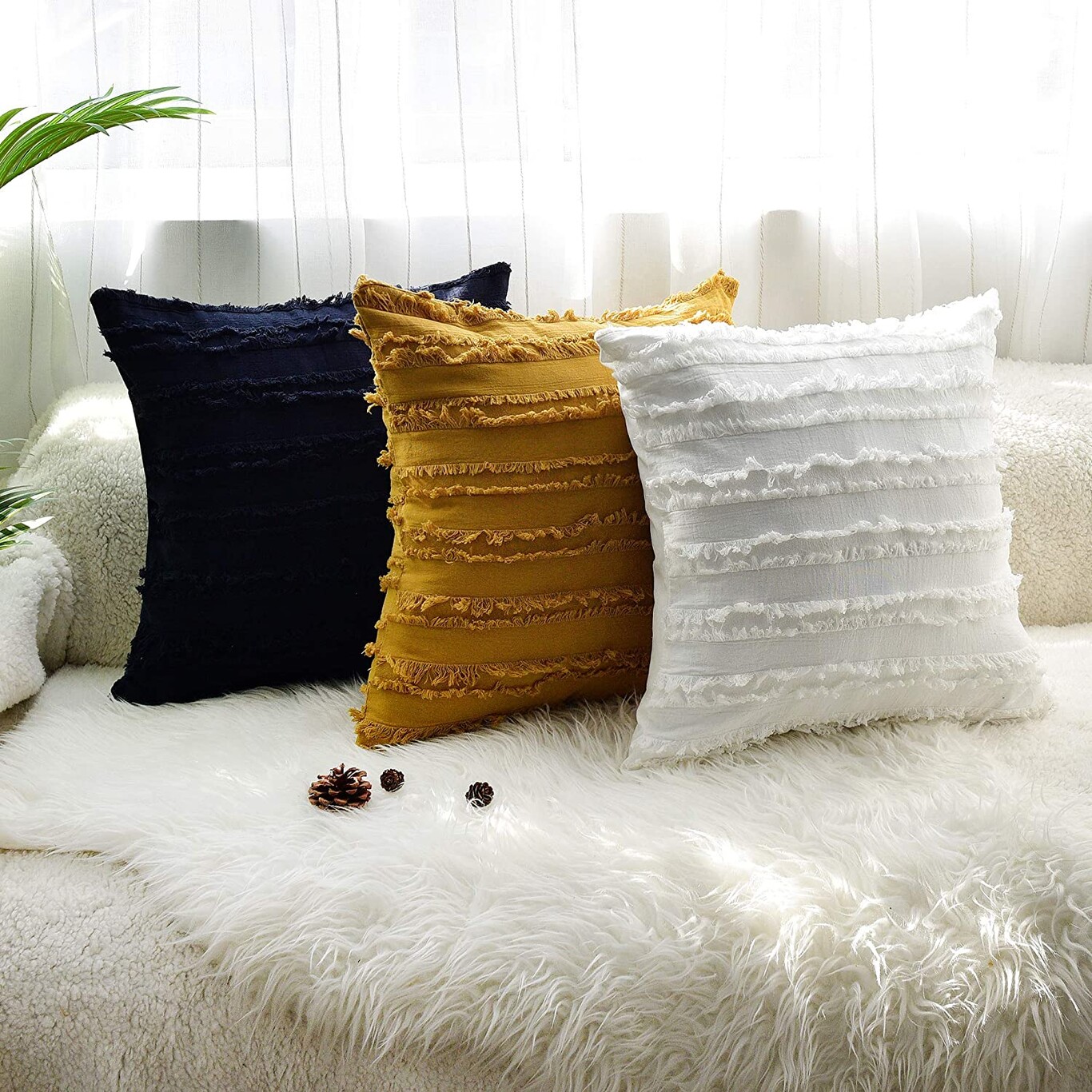 17 cojines para el sofá, para renovar tu salón de forma sencilla