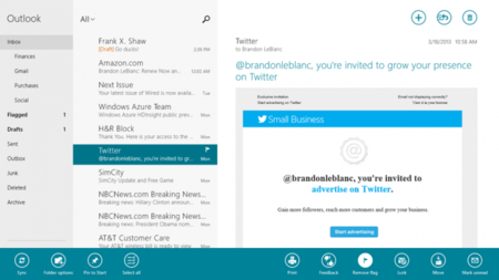 Microsoft actualizará mañana las aplicaciones de Calendario, Correo y Contactos en Windows 8