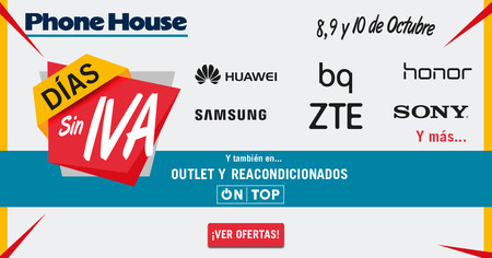 Días Sin IVA en Phone House: durante el 8, 9 y 10 de octubre ahorras el 21% de IVA en smartphones