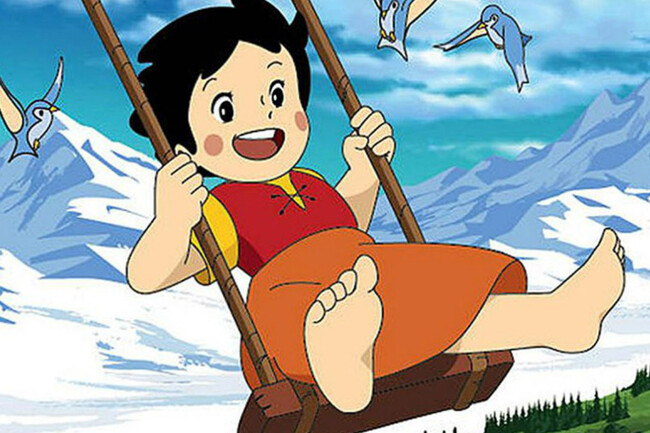 En 1975 Heidi Marco La Infancia De Toda Espana En Suiza Prohibieron Su Emision