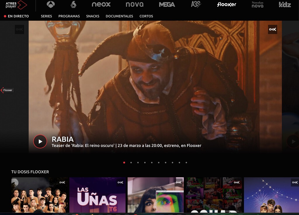 ATRESPlayer tiene un nuevo canal de televisión y es gratis. Llega Flooxer, destinado para los más jóvenes de casa