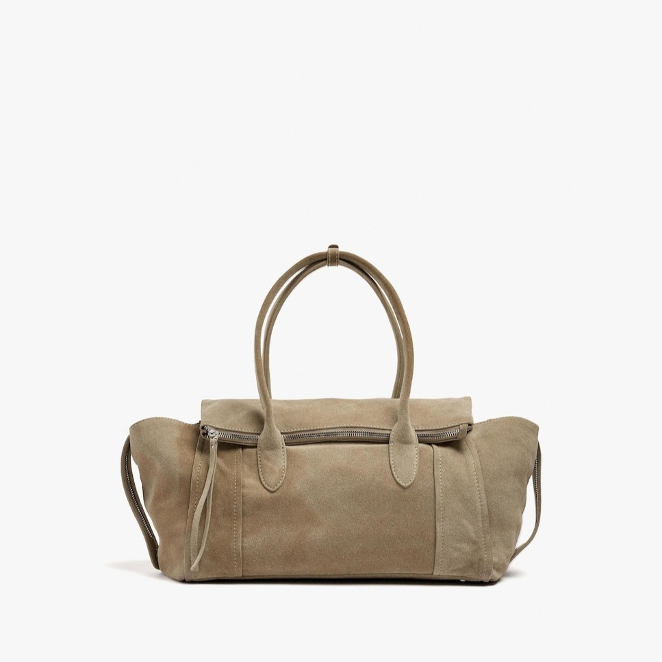 Parfois
Bolso de mano estilo tote con varios compartimentos y cierre de cremallera en liso



