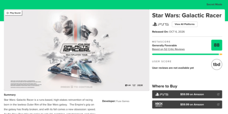 Star Wars Mejor Juego Anos Racer