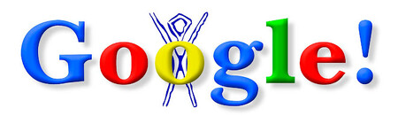 Primer Doodle de Google. 1998
