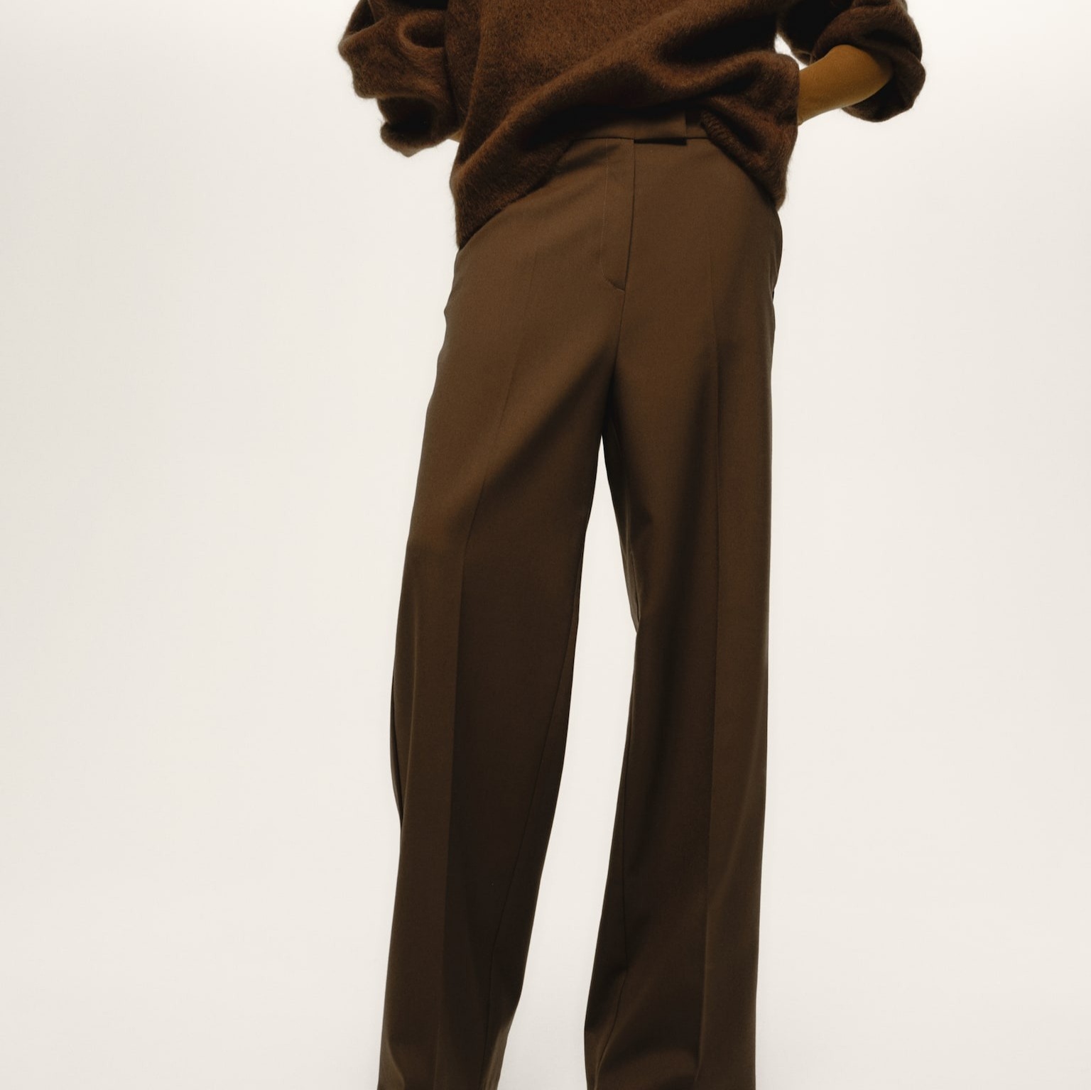 Pantalón sastre de talle alto

