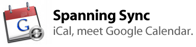 Spanning Sync: iCal + Google Calendar