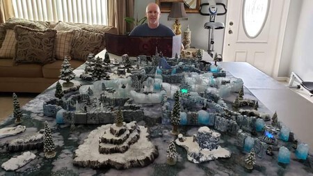 Jugar a Dragones y Mazmorras con una aventura basada Skyrim es una pasada, pero hacerlo con esta espectacular maqueta es una maravilla