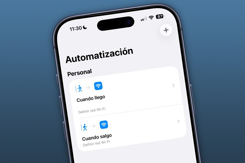 Dejar el WiFi siempre encendido consume batería del iPhone y apagarlo manualmente es una lata. He optado por esta automatización de iOS