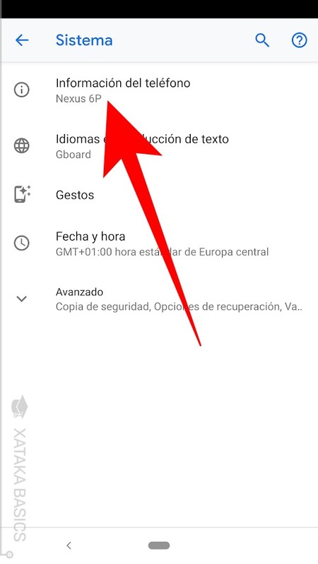 Informacion Del Telefono