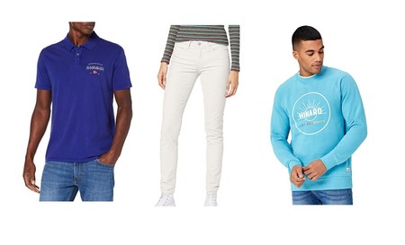Chollos en tallas sueltas de pantalones, abrigos y camisetas de marcas como Levi's, Napapijri o Lee en Amazon por menos de 30 euros