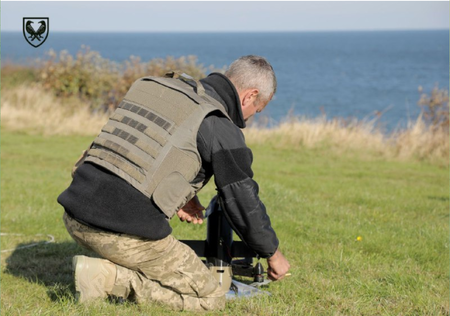 Sting Drone Interceptor Being Prepared For Launch