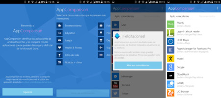 ¿Pensando en cambiar de Android a Windows Phone? AppComparison te dirá si podrás llevarte tus apps