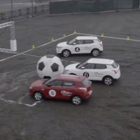 ¿Un partidito de fútbol? Pero de car football con unos cuantos SsangYong Tivoli