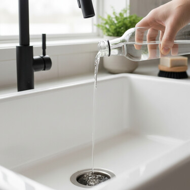 Cómo desatascar el fregadero con vinagre caliente sin usar otros productos 